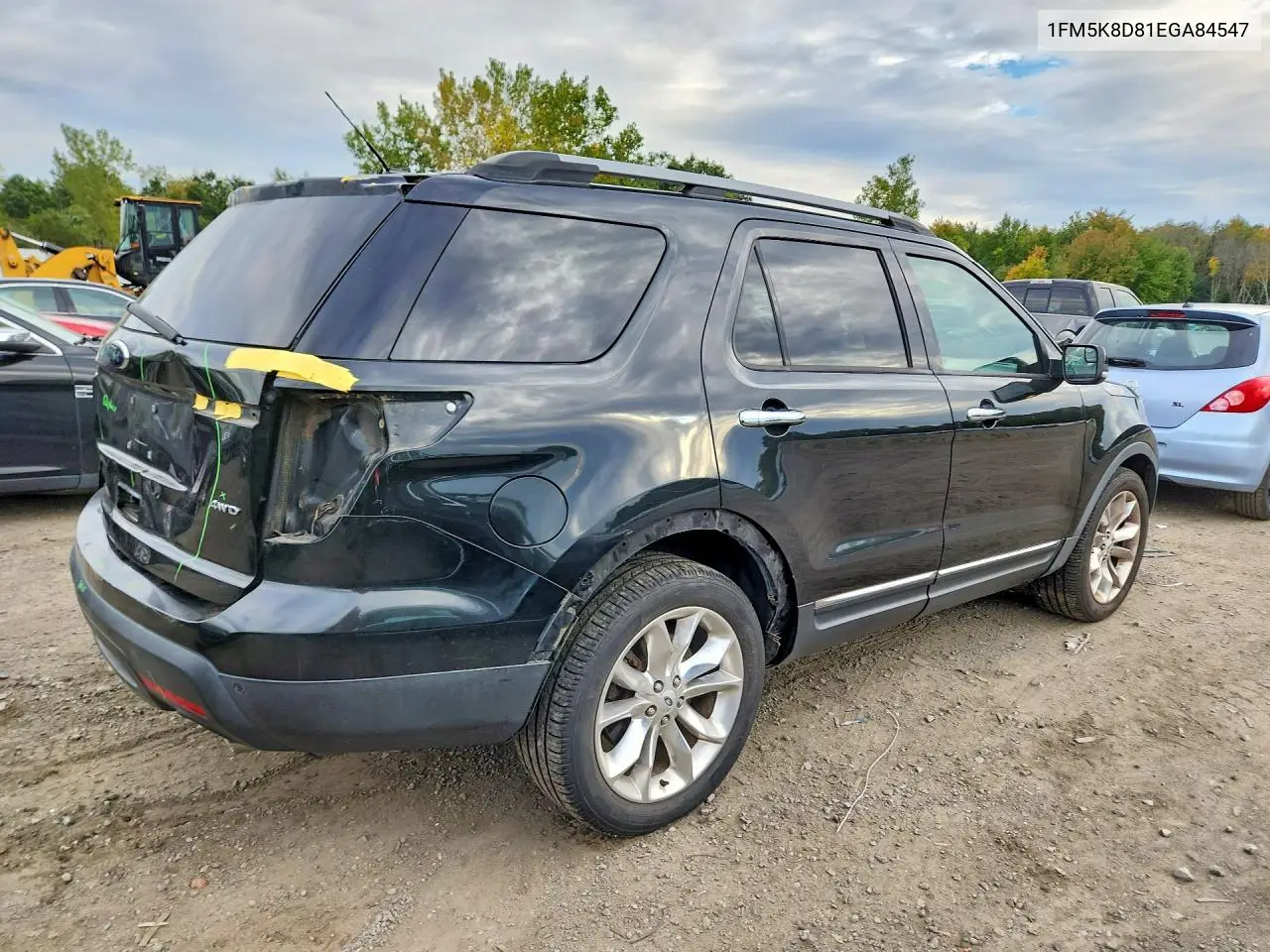 2014 FORD EXPLORER VIN 1FM5K8D81EGA84547 — фото 3