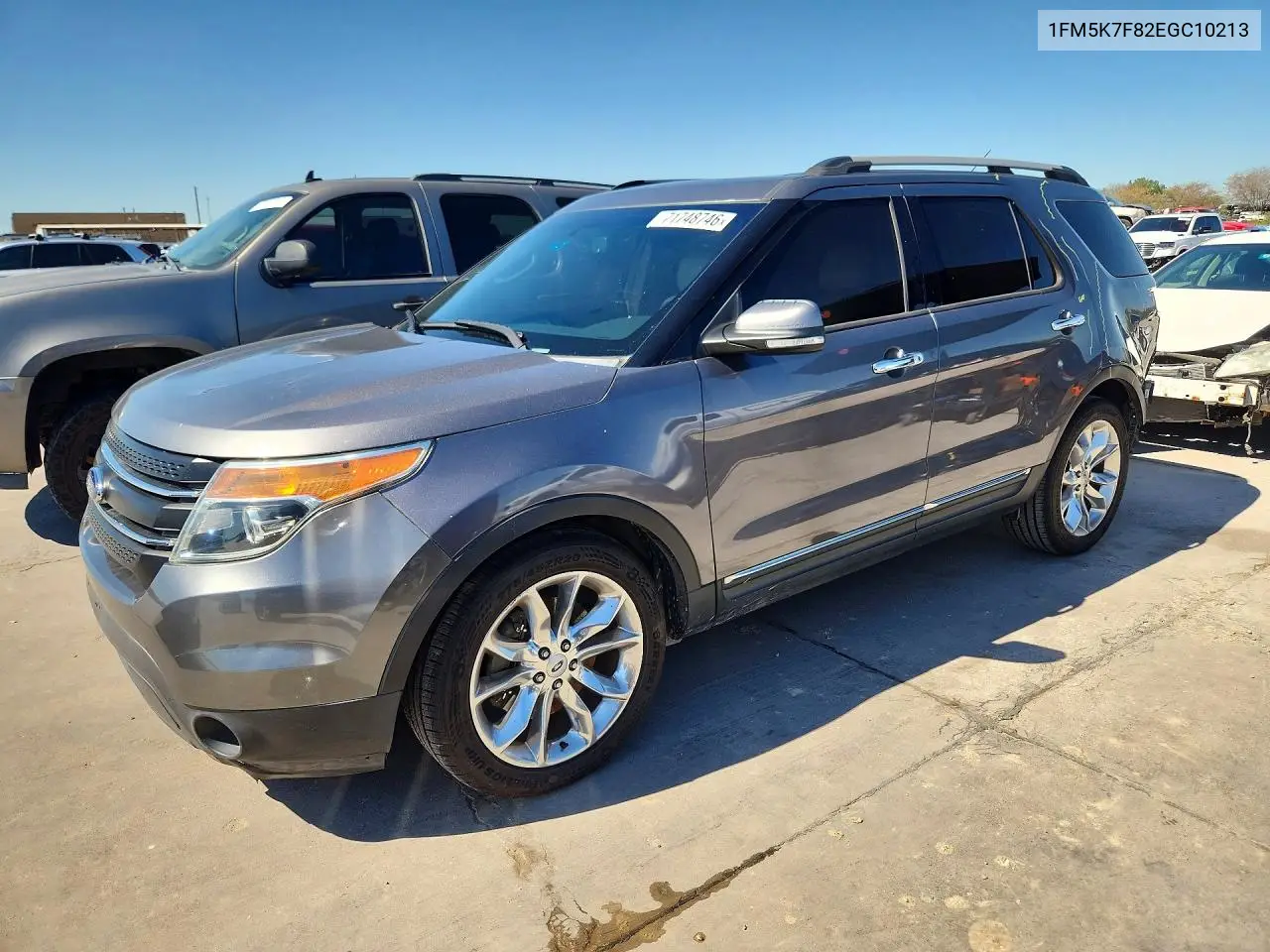 FORD EXPLORER 2014, VIN 1FM5K7F82EGC10213