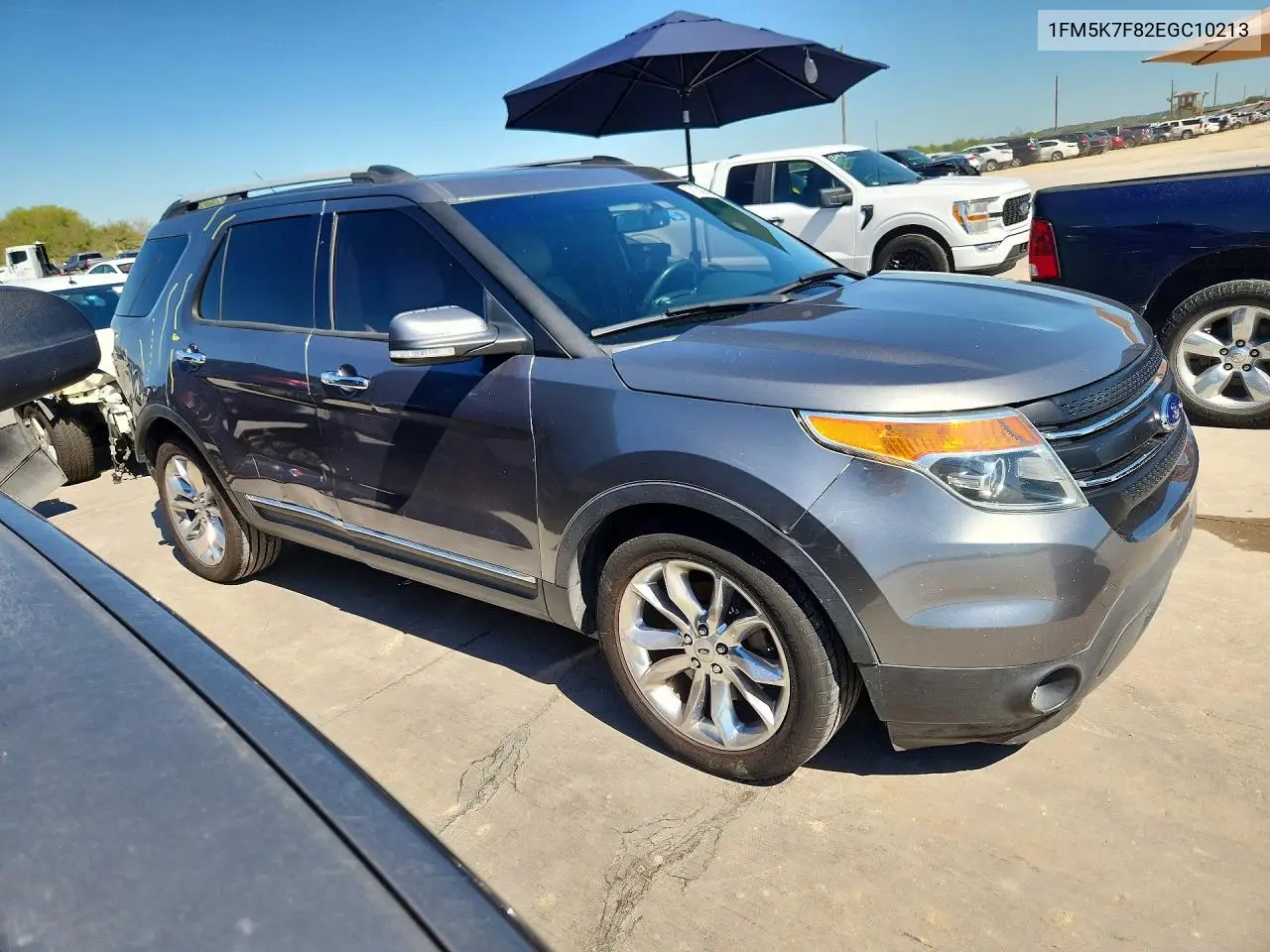 2014 FORD EXPLORER VIN 1FM5K7F82EGC10213 — фото 4