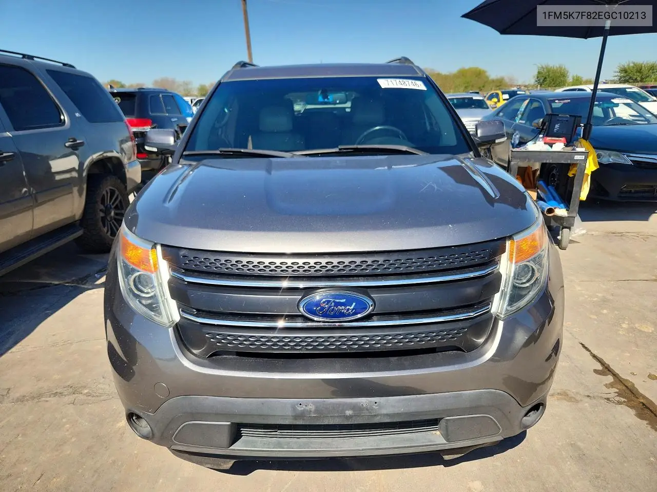 2014 FORD EXPLORER VIN 1FM5K7F82EGC10213 — фото 5