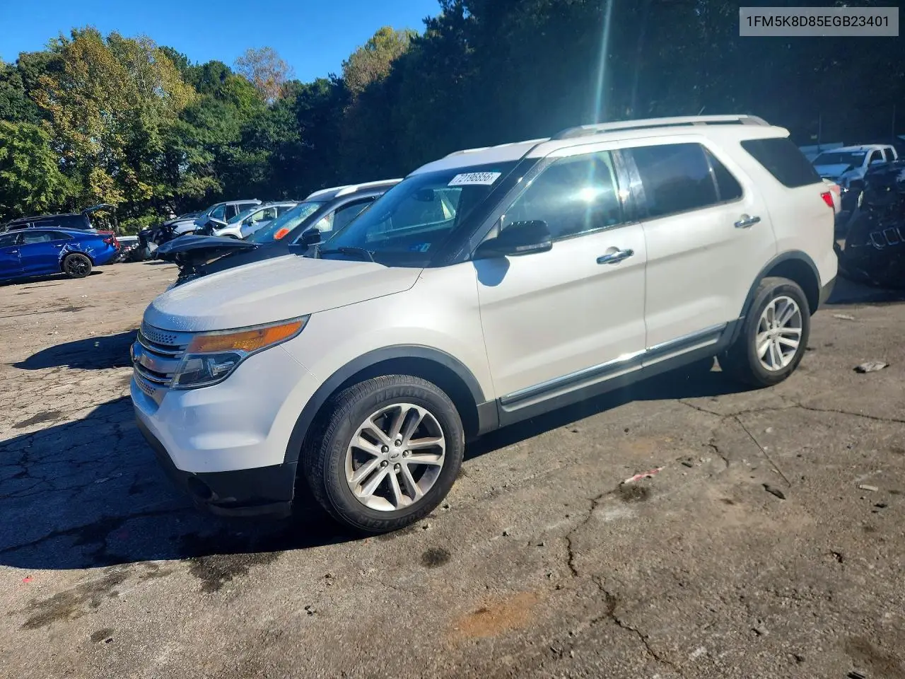 FORD EXPLORER 2014, VIN 1FM5K8D85EGB23401
