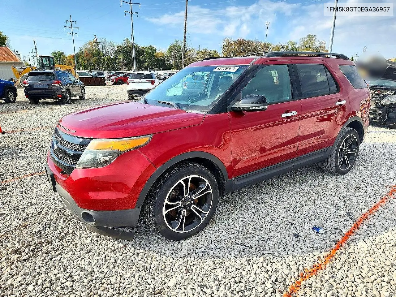 FORD EXPLORER 2014, VIN 1FM5K8GT0EGA36957