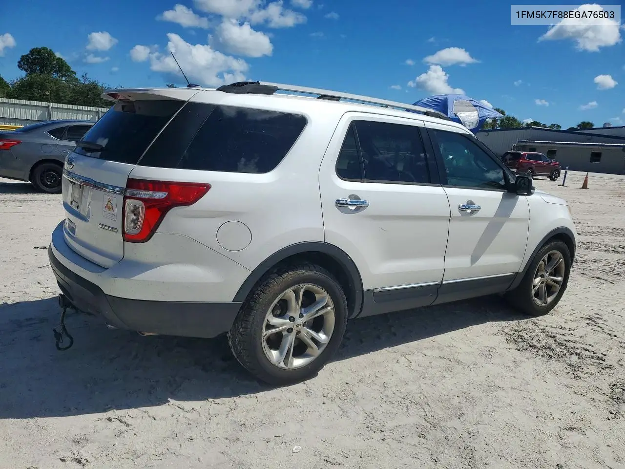 2014 FORD EXPLORER VIN 1FM5K7F88EGA76503 — фото 3
