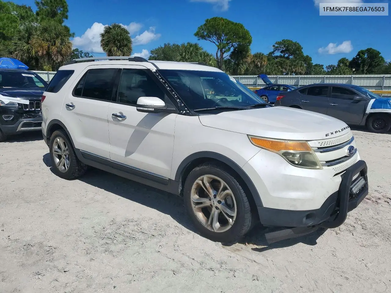 2014 FORD EXPLORER VIN 1FM5K7F88EGA76503 — фото 4
