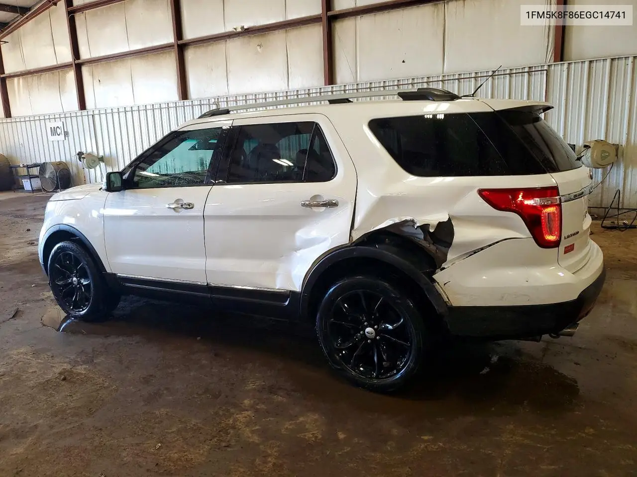 2014 FORD EXPLORER VIN 1FM5K8F86EGC14741 — фото 2