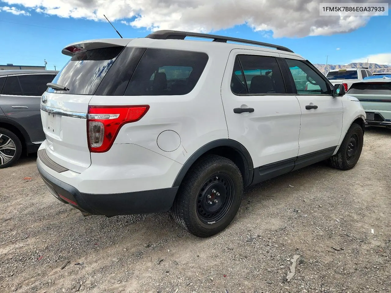 2014 FORD EXPLORER VIN 1FM5K7B86EGA37933 — фото 3