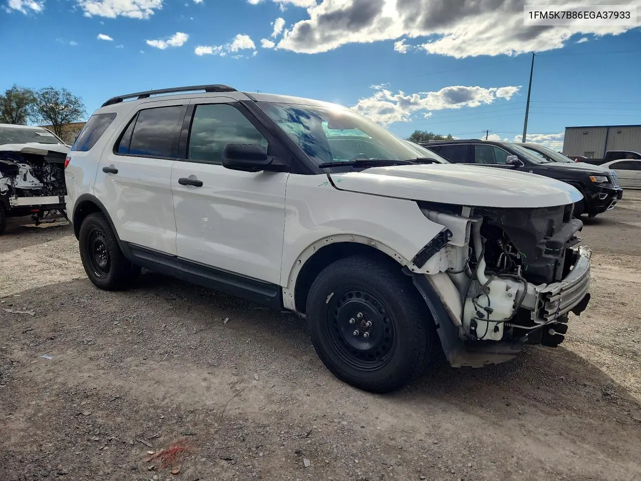 2014 FORD EXPLORER VIN 1FM5K7B86EGA37933 — фото 4