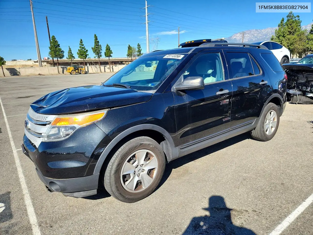 FORD EXPLORER 2014, VIN 1FM5K8B83EGB27904