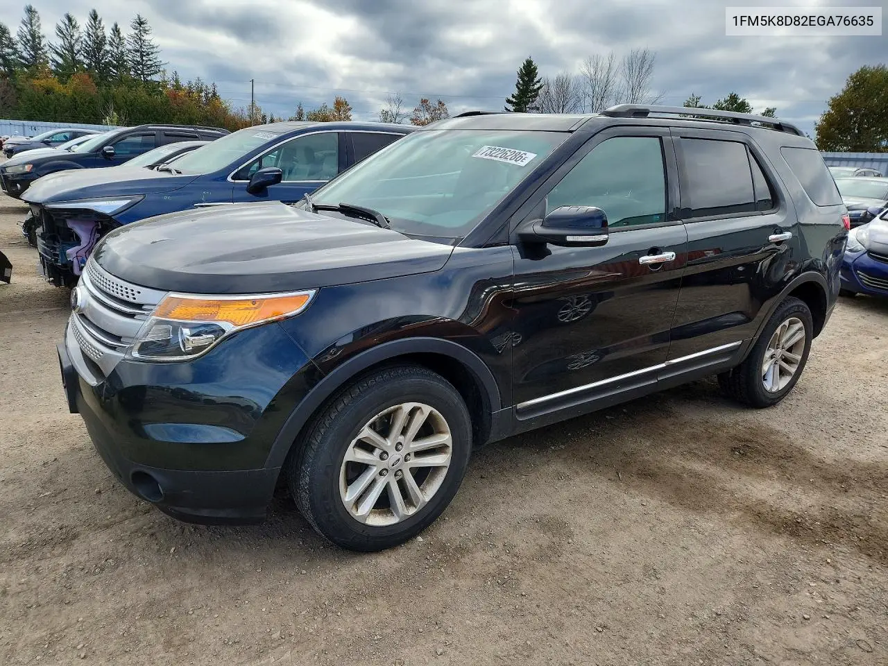 FORD EXPLORER 2014, VIN 1FM5K8D82EGA76635