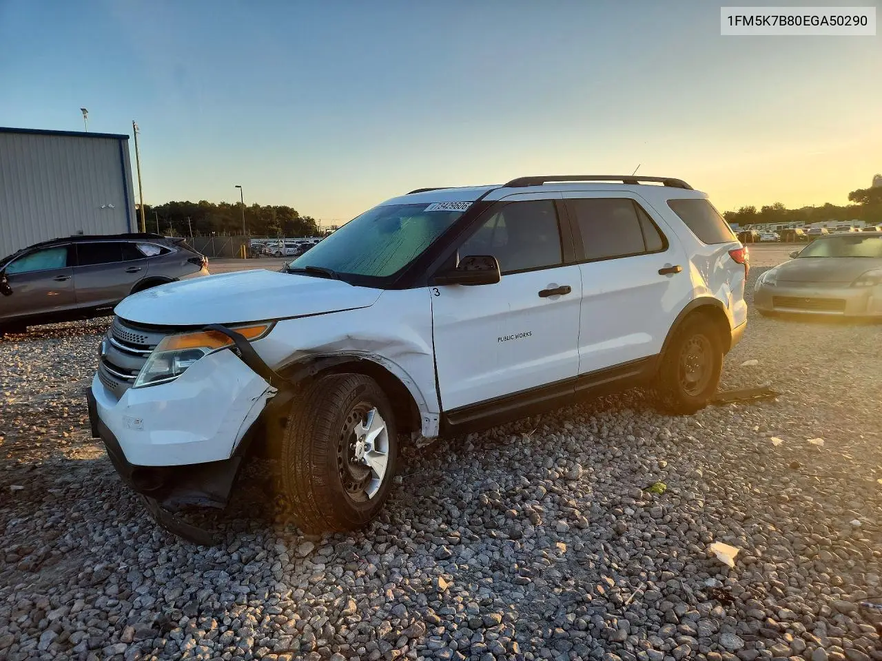 FORD EXPLORER 2014, VIN 1FM5K7B80EGA50290