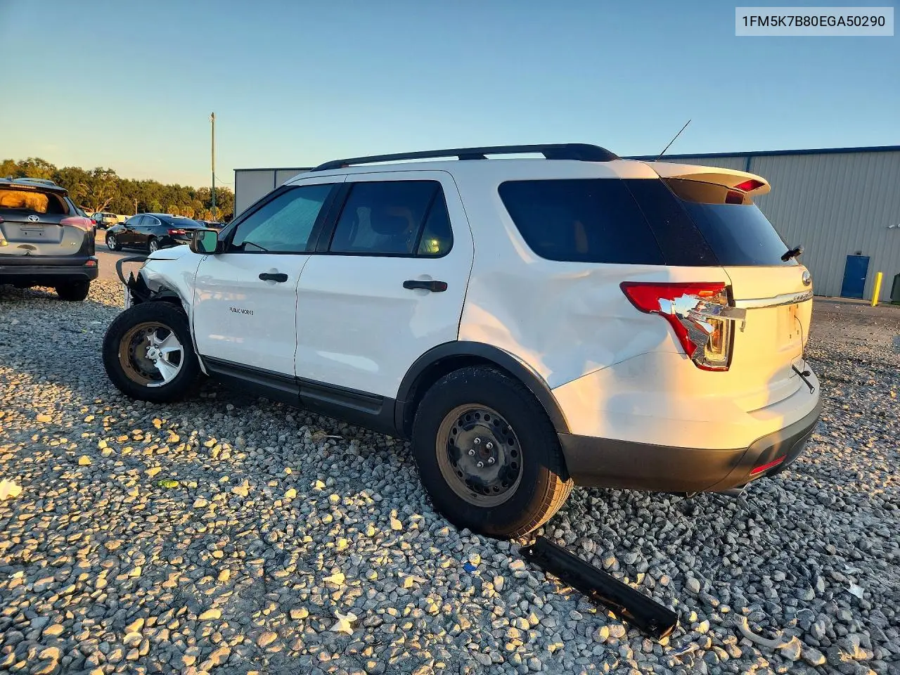 2014 FORD EXPLORER VIN 1FM5K7B80EGA50290 — фото 2