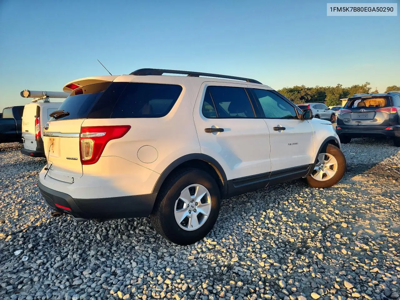 2014 FORD EXPLORER VIN 1FM5K7B80EGA50290 — фото 3