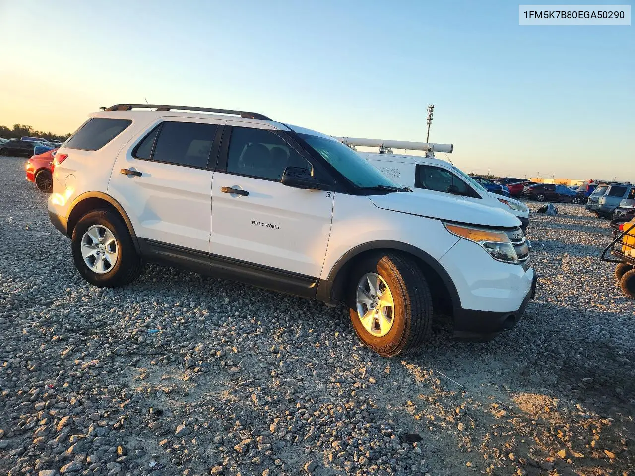 2014 FORD EXPLORER VIN 1FM5K7B80EGA50290 — фото 4