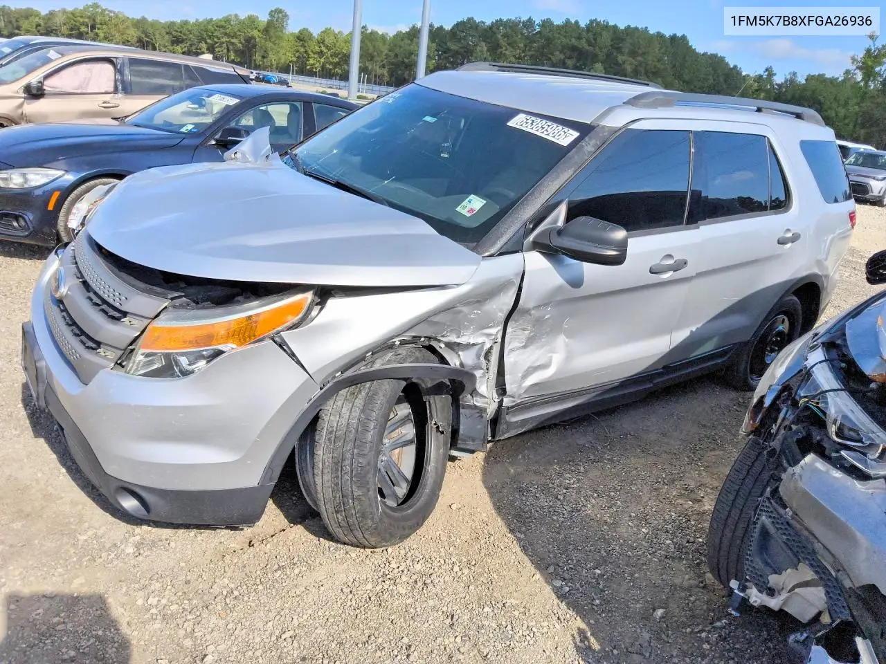 FORD EXPLORER 2015, VIN 1FM5K7B8XFGA26936