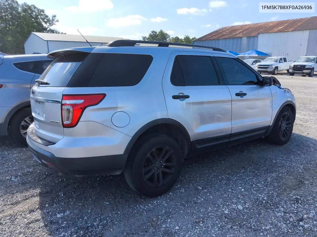 2015 FORD EXPLORER VIN 1FM5K7B8XFGA26936 — фото 3