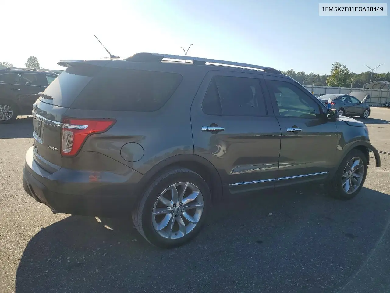 2015 FORD EXPLORER VIN 1FM5K7F81FGA38449 — фото 3