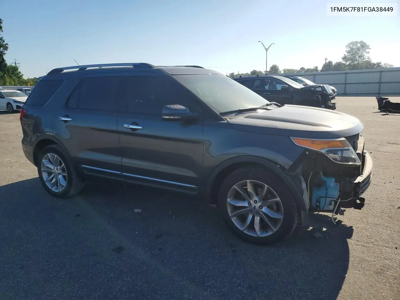 2015 FORD EXPLORER VIN 1FM5K7F81FGA38449 — фото 4