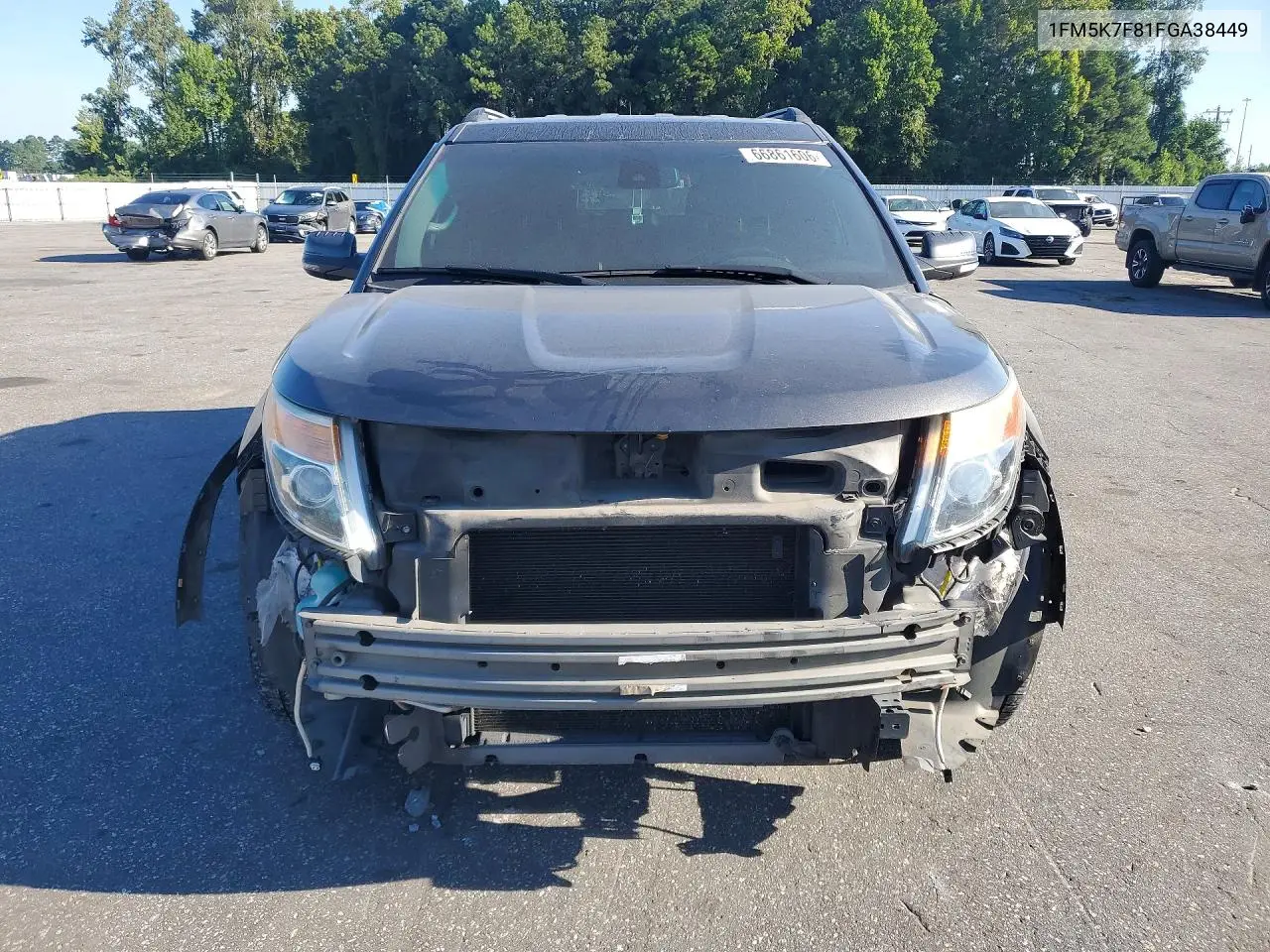 2015 FORD EXPLORER VIN 1FM5K7F81FGA38449 — фото 5