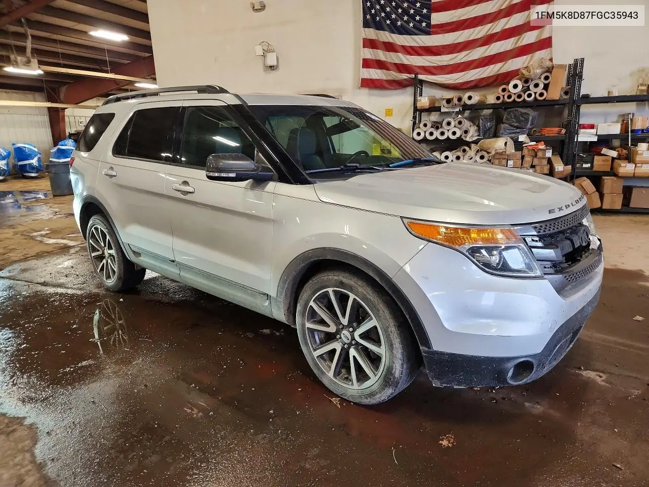 2015 FORD EXPLORER VIN 1FM5K8D87FGC35943 — фото 4