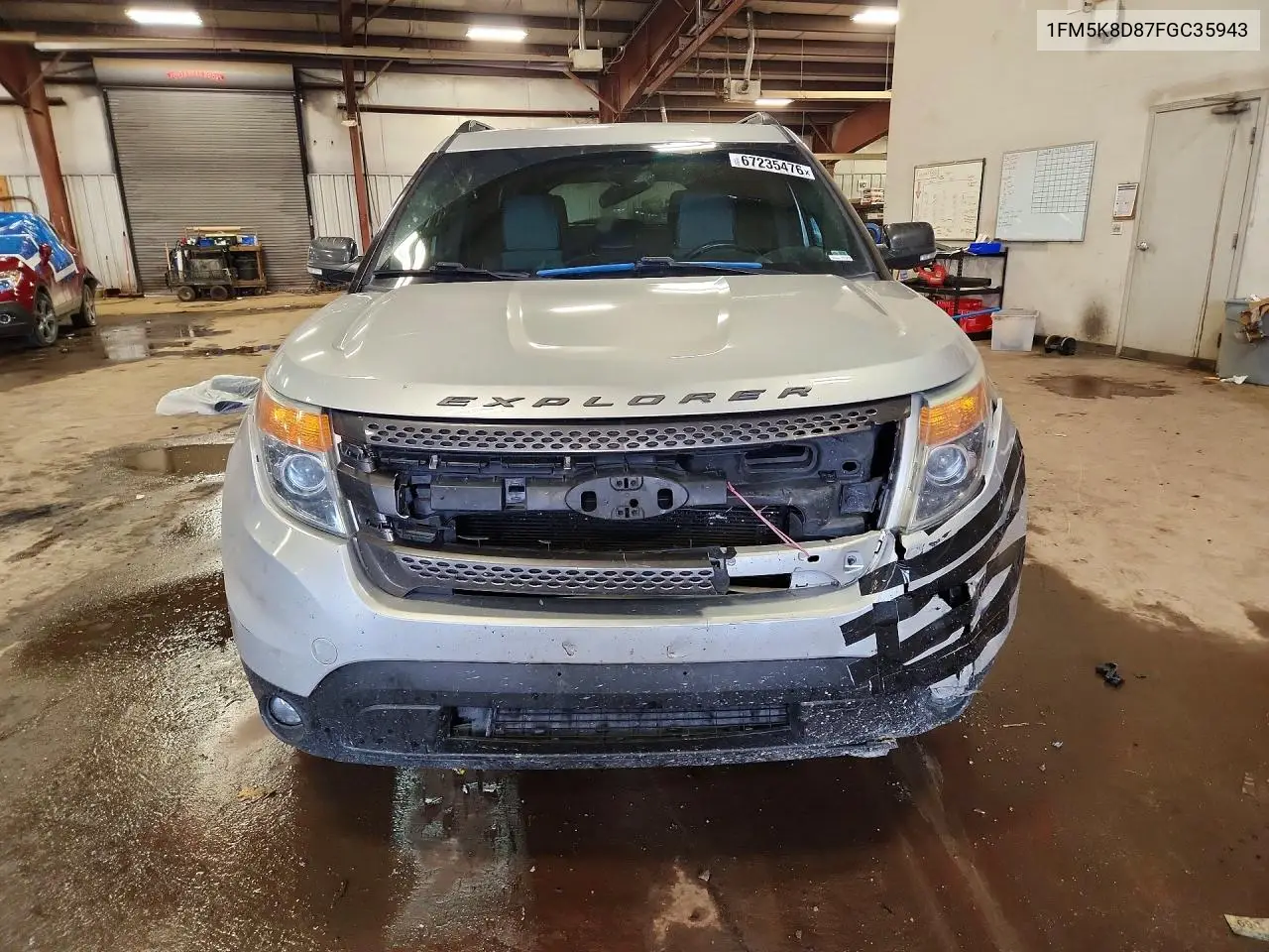 2015 FORD EXPLORER VIN 1FM5K8D87FGC35943 — фото 5