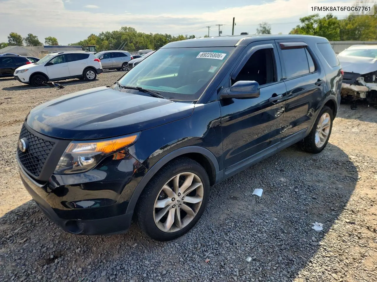 FORD EXPLORER 2015, VIN 1FM5K8AT6FGC67761
