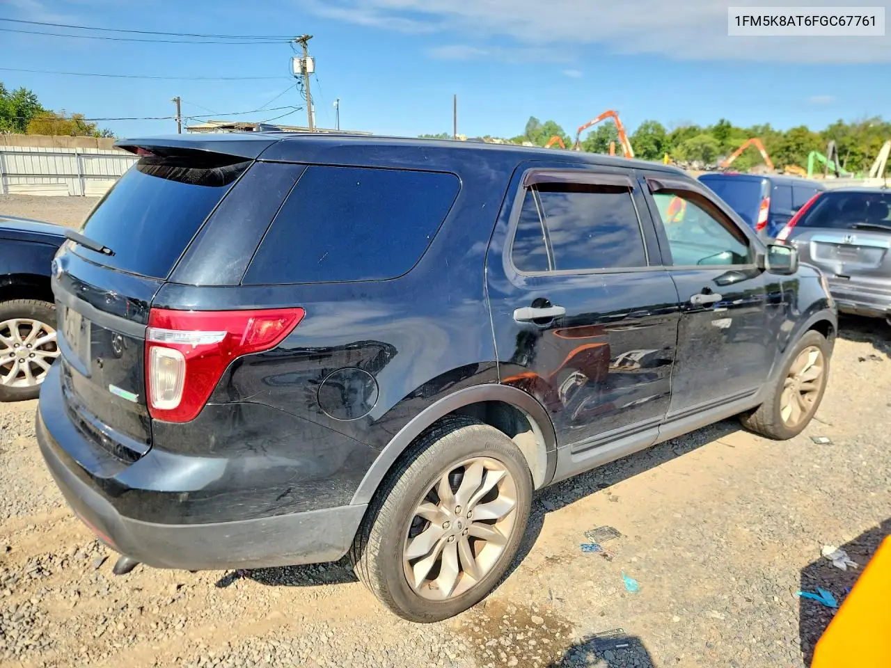 2015 FORD EXPLORER VIN 1FM5K8AT6FGC67761 — фото 3