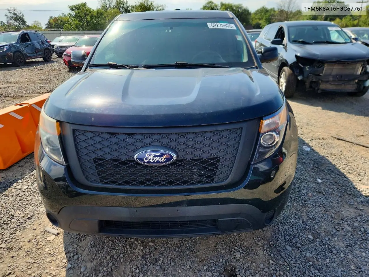 2015 FORD EXPLORER VIN 1FM5K8AT6FGC67761 — фото 5