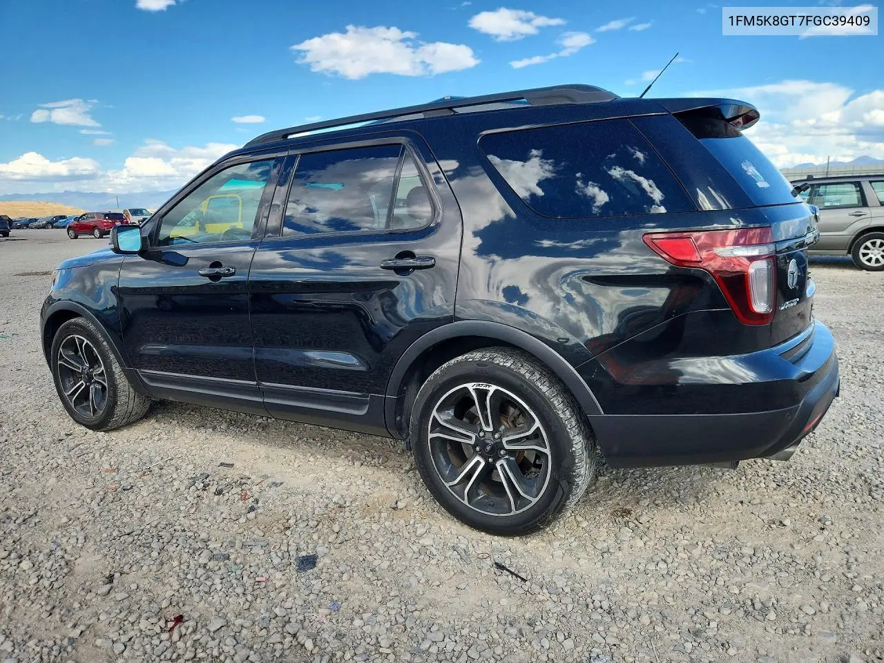 2015 FORD EXPLORER VIN 1FM5K8GT7FGC39409 — фото 2