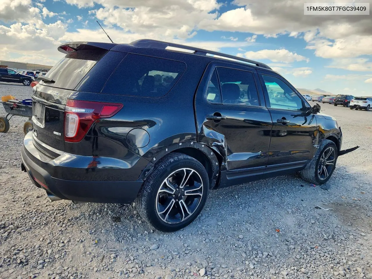 2015 FORD EXPLORER VIN 1FM5K8GT7FGC39409 — фото 3