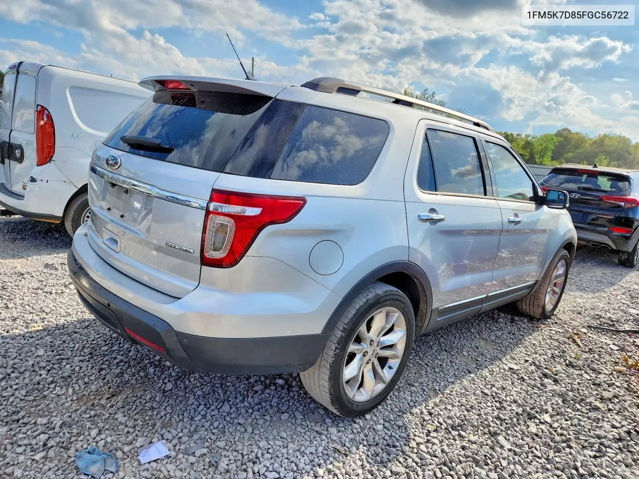 2015 FORD EXPLORER VIN 1FM5K7D85FGC56722 — фото 3