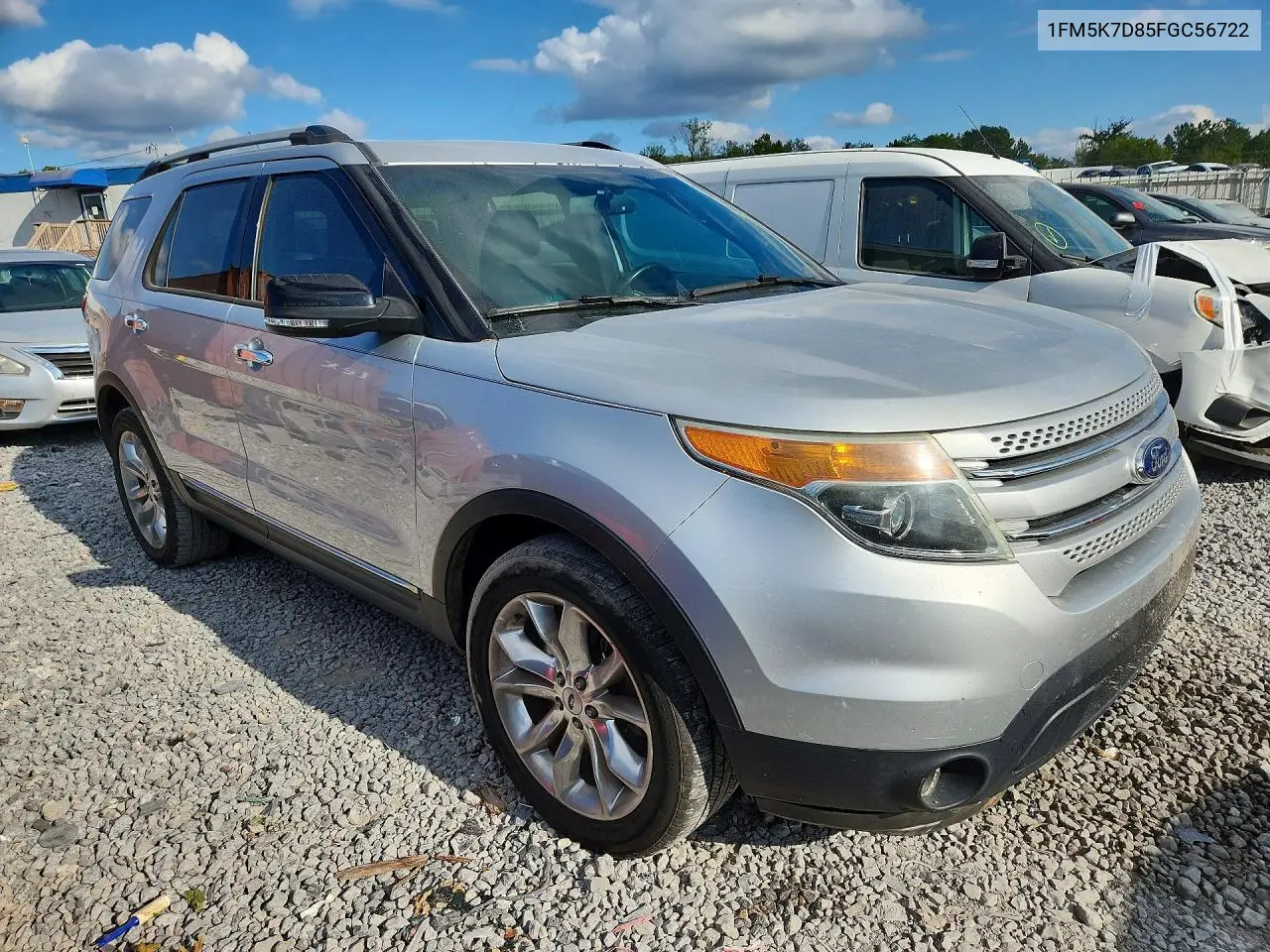 2015 FORD EXPLORER VIN 1FM5K7D85FGC56722 — фото 4