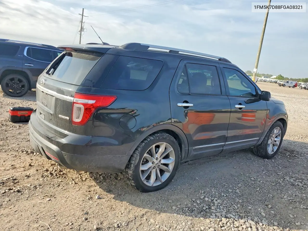 2015 FORD EXPLORER VIN 1FM5K7D88FGA08321 — фото 3