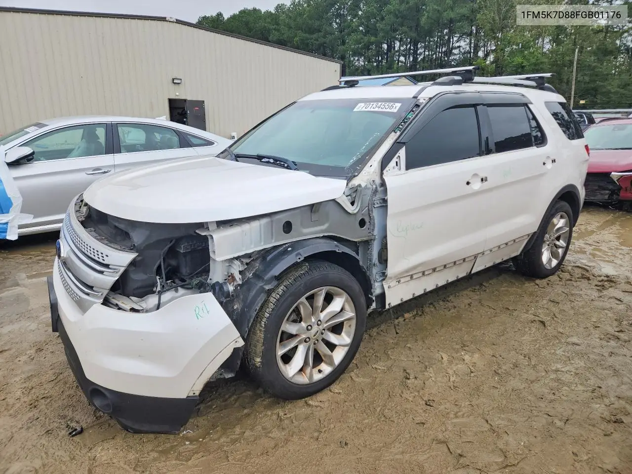 FORD EXPLORER 2015, VIN 1FM5K7D88FGB01176