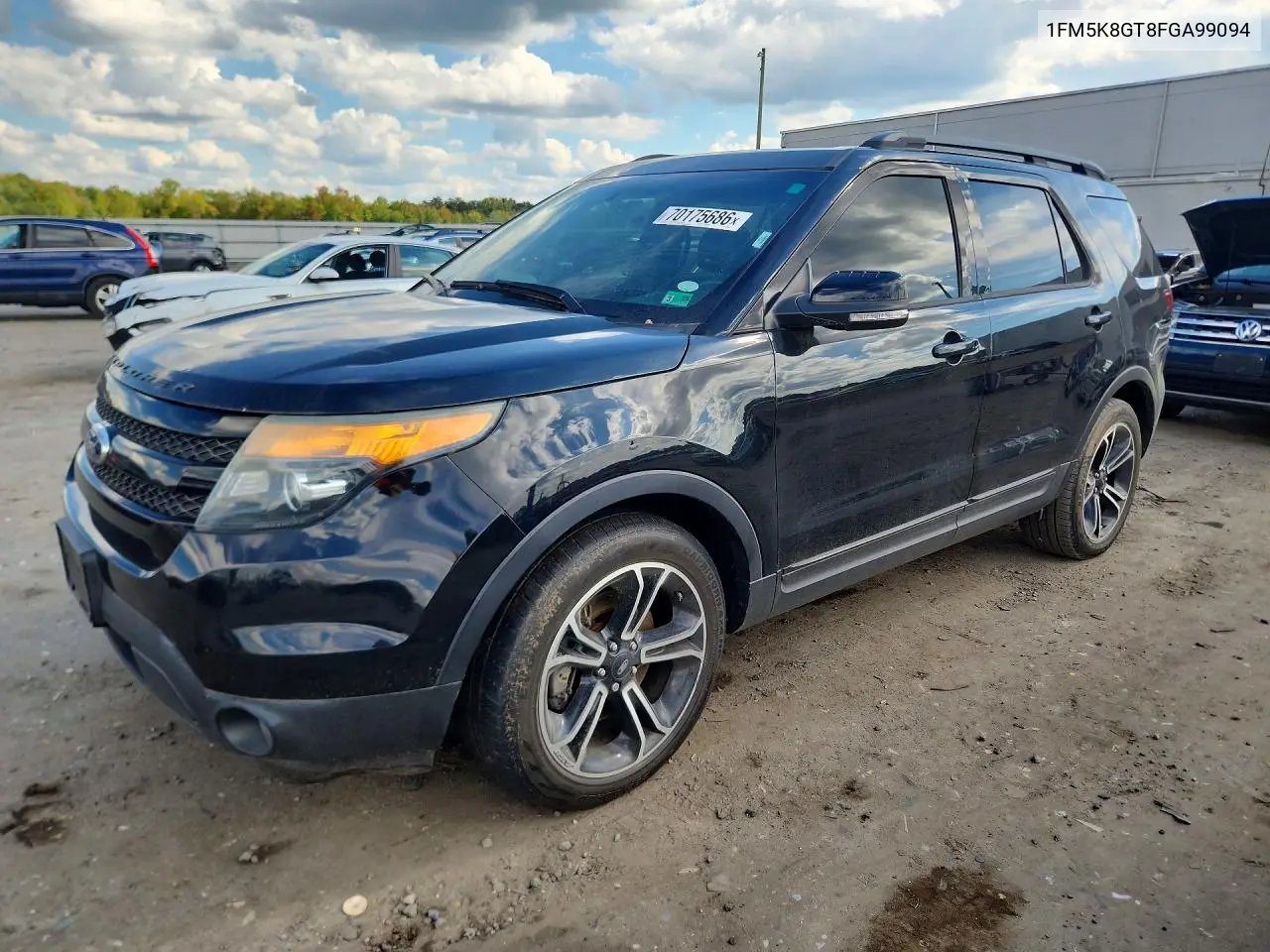 FORD EXPLORER 2015, VIN 1FM5K8GT8FGA99094