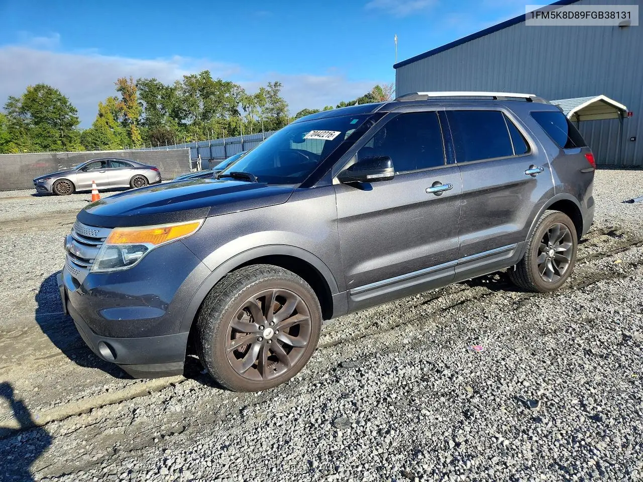 FORD EXPLORER 2015, VIN 1FM5K8D89FGB38131