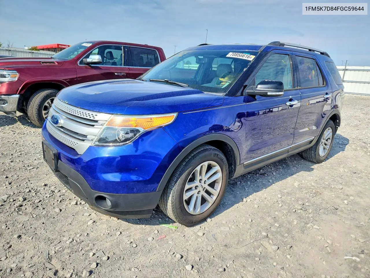 FORD EXPLORER 2015, VIN 1FM5K7D84FGC59644