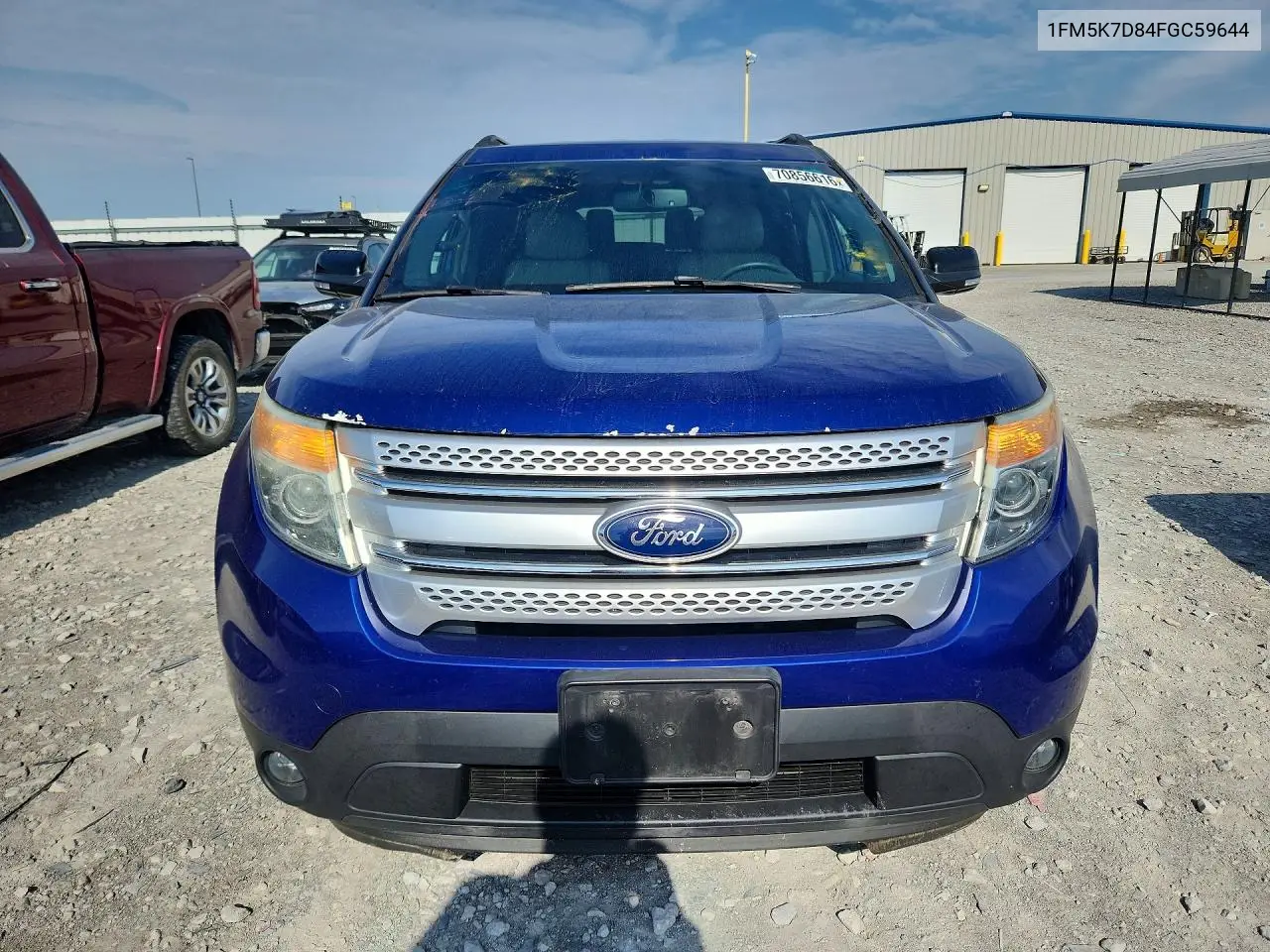 2015 FORD EXPLORER VIN 1FM5K7D84FGC59644 — фото 5