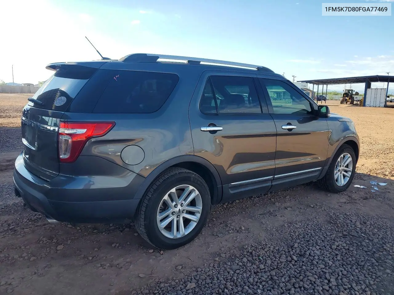 2015 FORD EXPLORER VIN 1FM5K7D80FGA77469 — фото 3