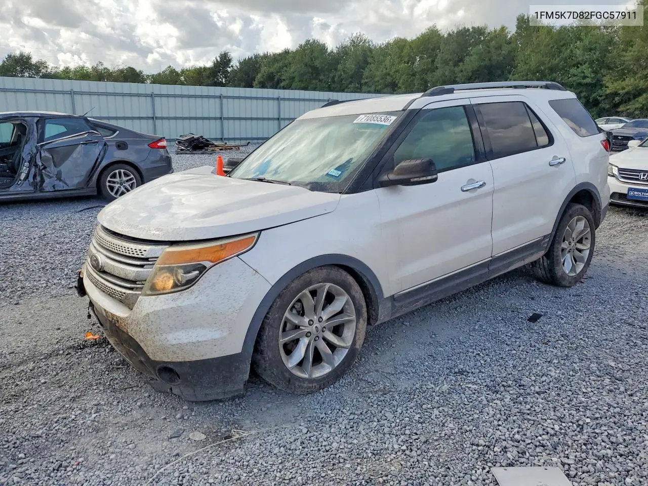 FORD EXPLORER 2015, VIN 1FM5K7D82FGC57911