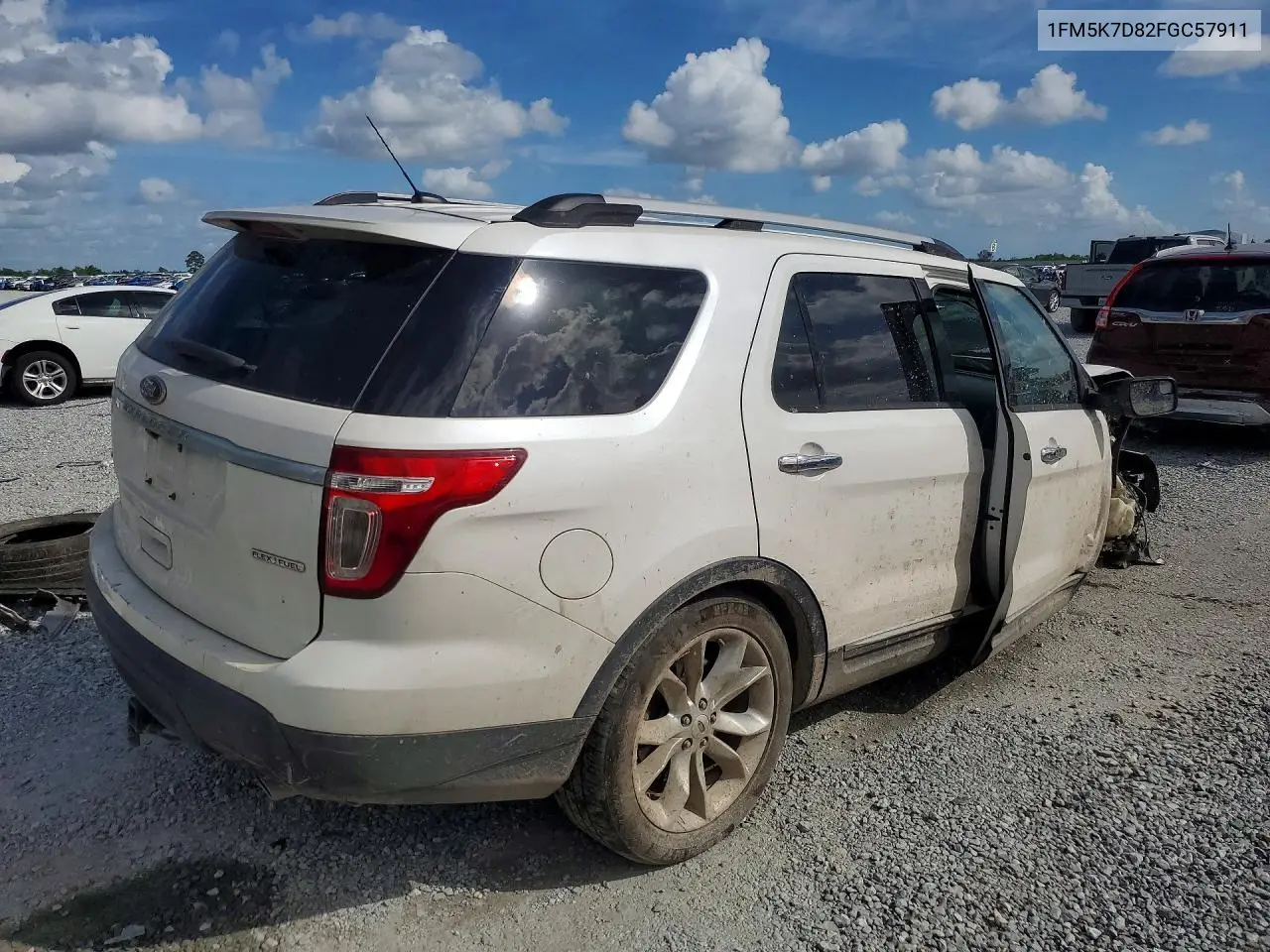 2015 FORD EXPLORER VIN 1FM5K7D82FGC57911 — фото 3