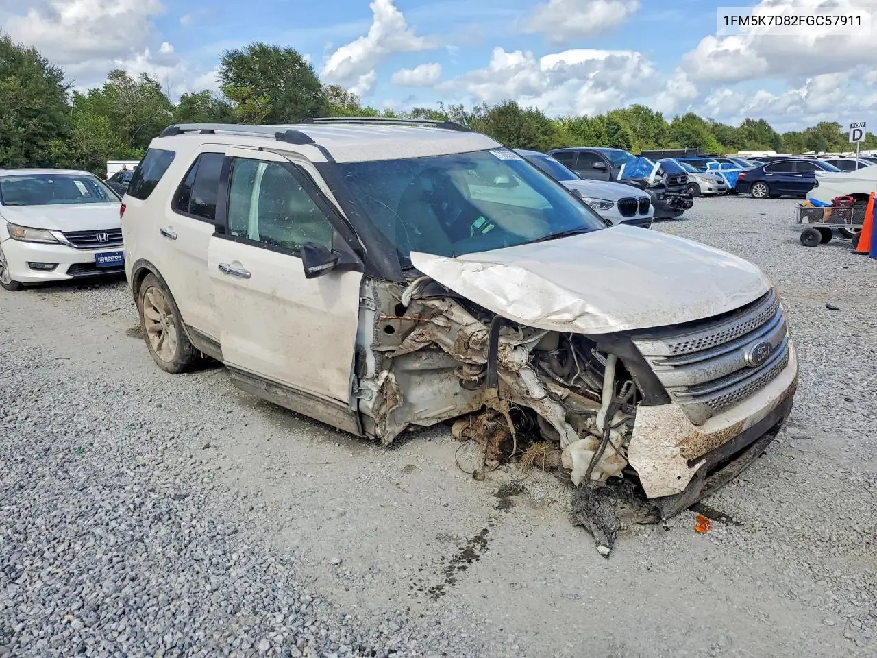 2015 FORD EXPLORER VIN 1FM5K7D82FGC57911 — фото 4
