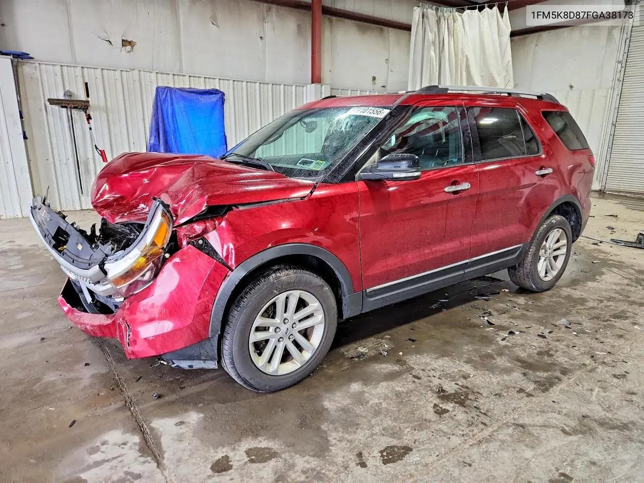 FORD EXPLORER 2015, VIN 1FM5K8D87FGA38173