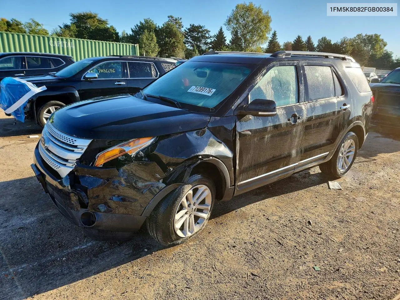 FORD EXPLORER 2015, VIN 1FM5K8D82FGB00384