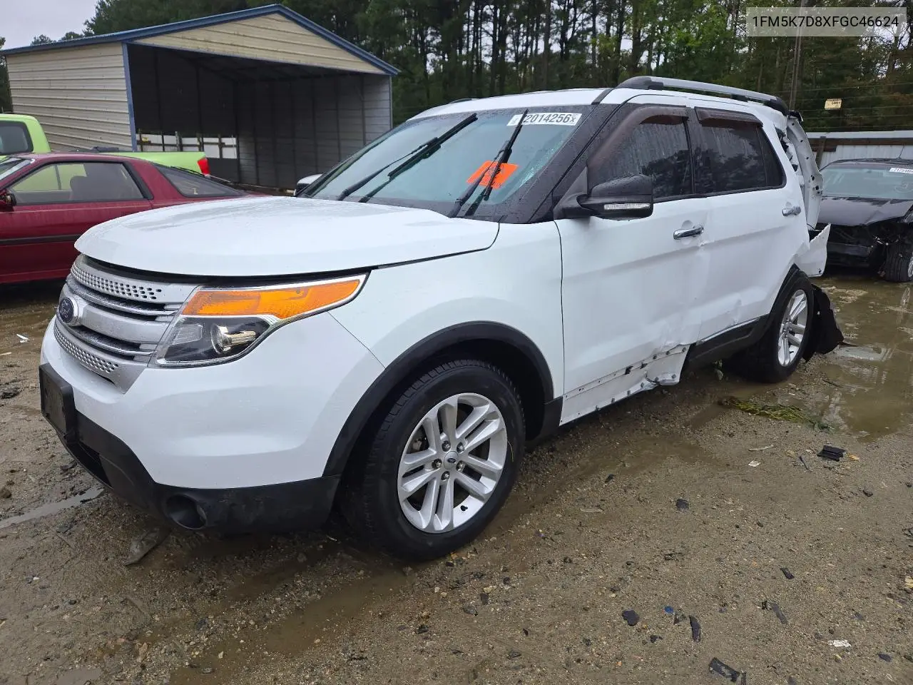 FORD EXPLORER 2015, VIN 1FM5K7D8XFGC46624