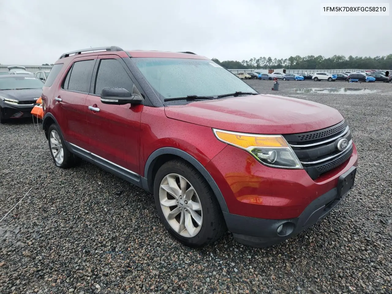2015 FORD EXPLORER VIN 1FM5K7D8XFGC58210 — фото 4