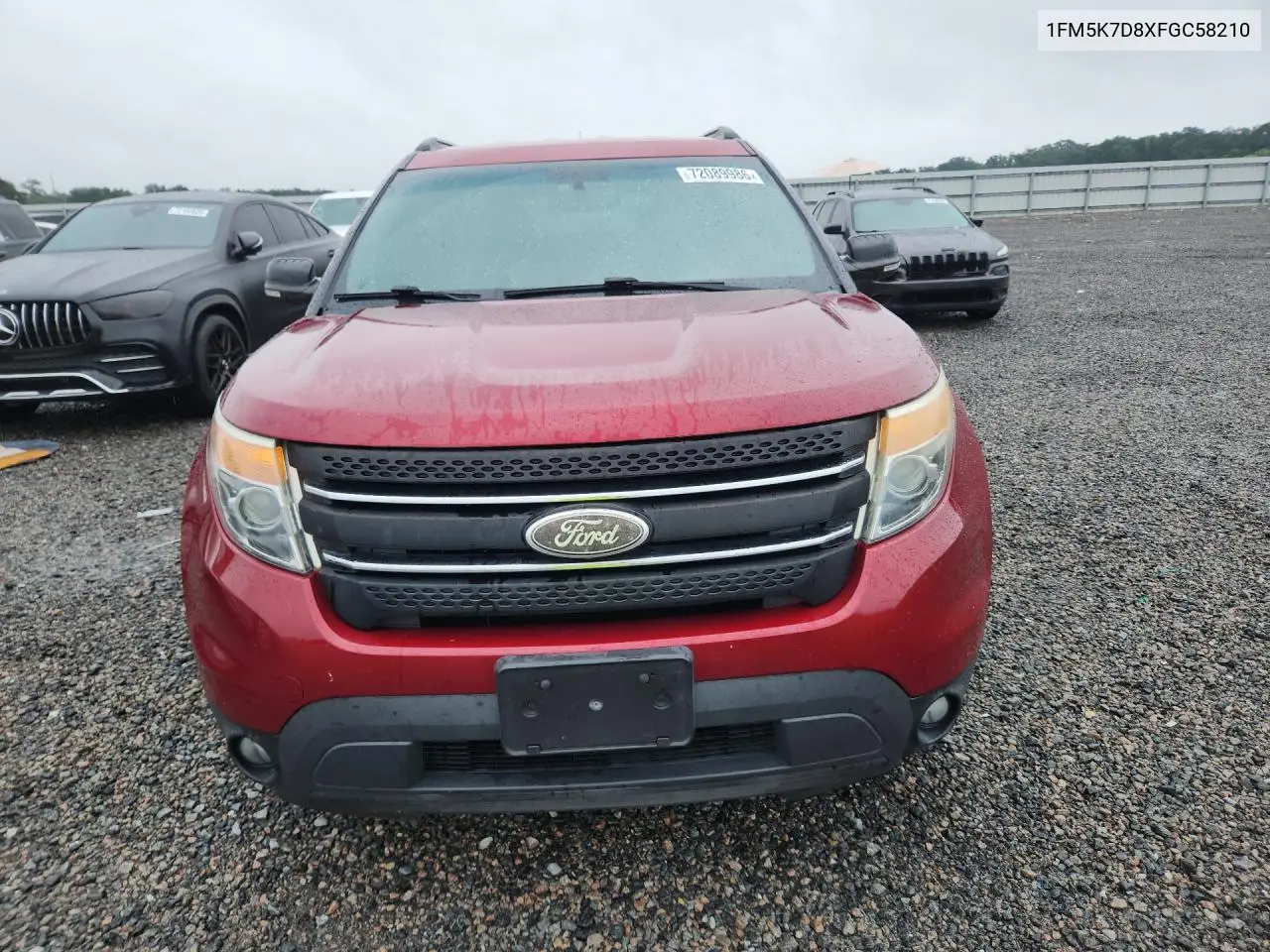 2015 FORD EXPLORER VIN 1FM5K7D8XFGC58210 — фото 5