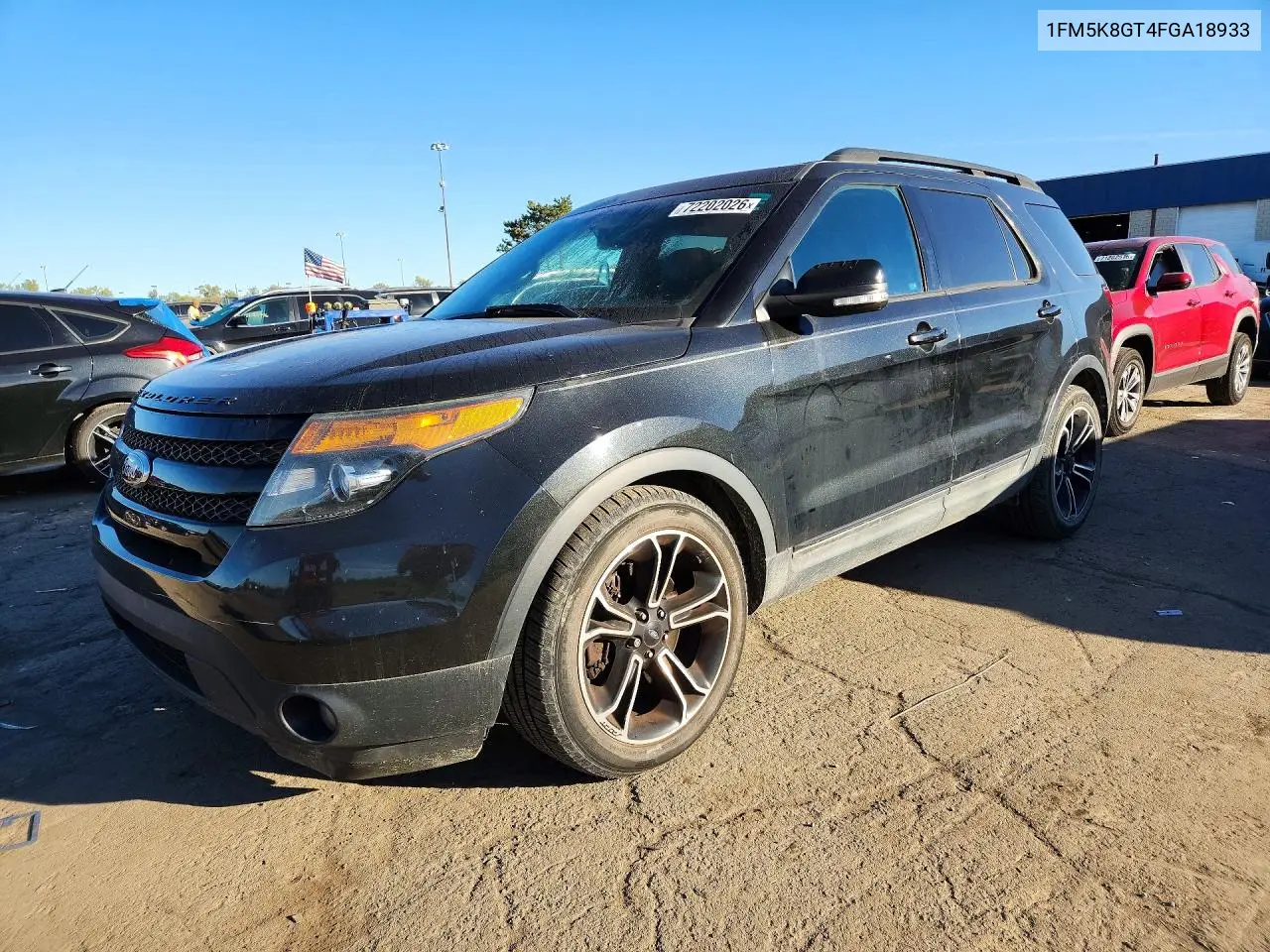 FORD EXPLORER 2015, VIN 1FM5K8GT4FGA18933