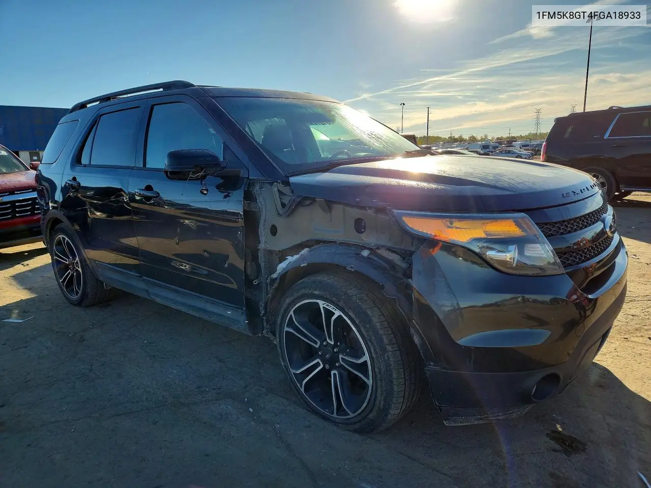 2015 FORD EXPLORER VIN 1FM5K8GT4FGA18933 — фото 4