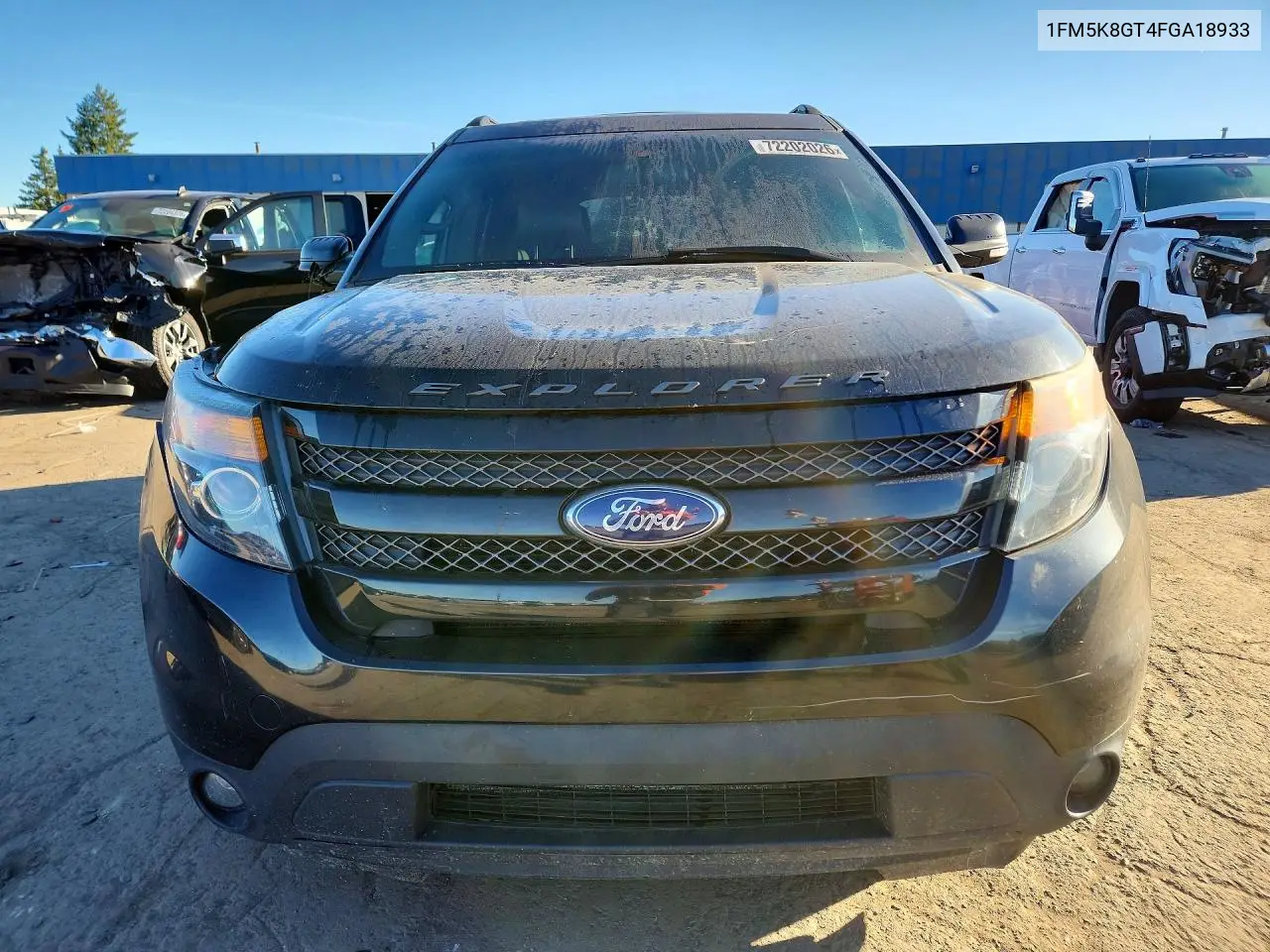 2015 FORD EXPLORER VIN 1FM5K8GT4FGA18933 — фото 5