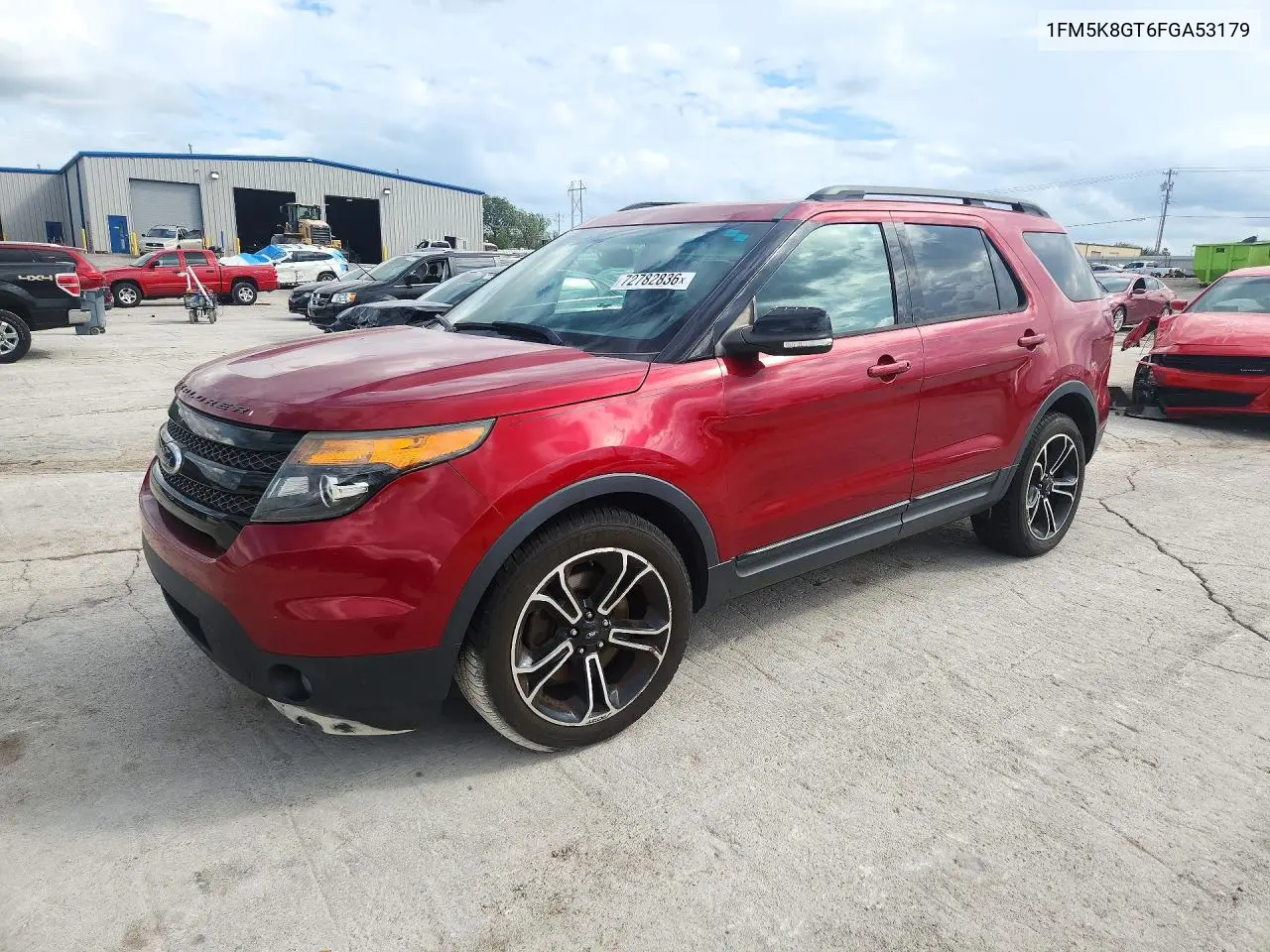 FORD EXPLORER 2015, VIN 1FM5K8GT6FGA53179